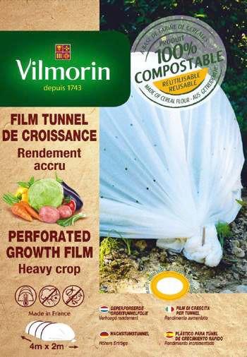 Перфорирано фолио за отглеждане на ранни култури - 2 x 4 м